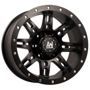 LC71/LC76/LC78/LC79 (17X9) RAID 5 MATT BLACK 5x ALLOY WHEELS (5/150) -12 / -59