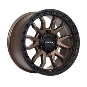 HILUX (17X9) RAID MATT BLACK BRONZE 4x ALLOY WHEELS (6/139) +12