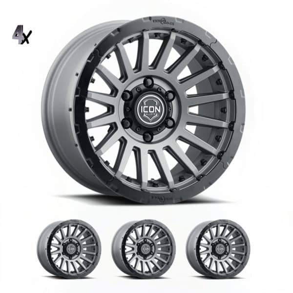 (17×8.5) 4x RECON PRO CHARCOAL 6×5.5 (0 OFFSET)