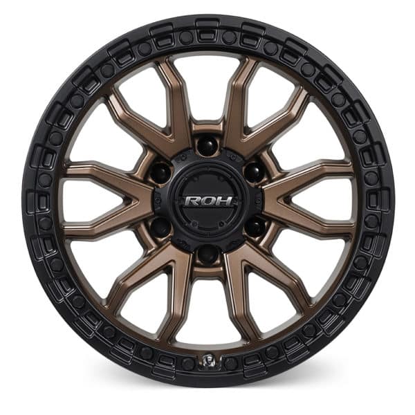 SILVERADO / SIERRA 1500 (17X9) RAID MATT BLACK BRONZE 4x ALLOY WHEELS (6/139) +12