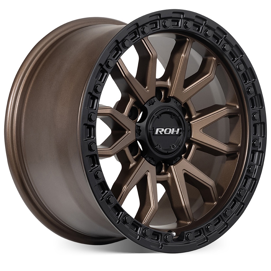 SILVERADO / SIERRA 1500 (17X9) RAID MATT BLACK BRONZE 4x ALLOY WHEELS (6/139) +12