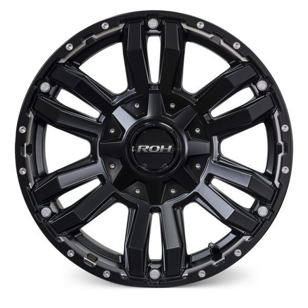RANGER/RANGER RAPTOR/EVEREST (17X8) 4x MATT BLACK VAPOUR WHEELS (6/139.7) +30 OFFSET