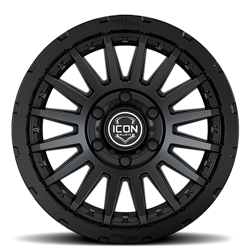 (17×8.5) 4x RECON PRO SATIN BLACK 6×5.5 (0 OFFSET)