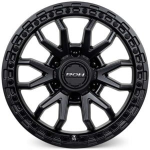 LC71/LC76/LC78/LC79 (17X9) RAID 5 MATT BLACK 5x ALLOY WHEELS (5/150) -12 / -59