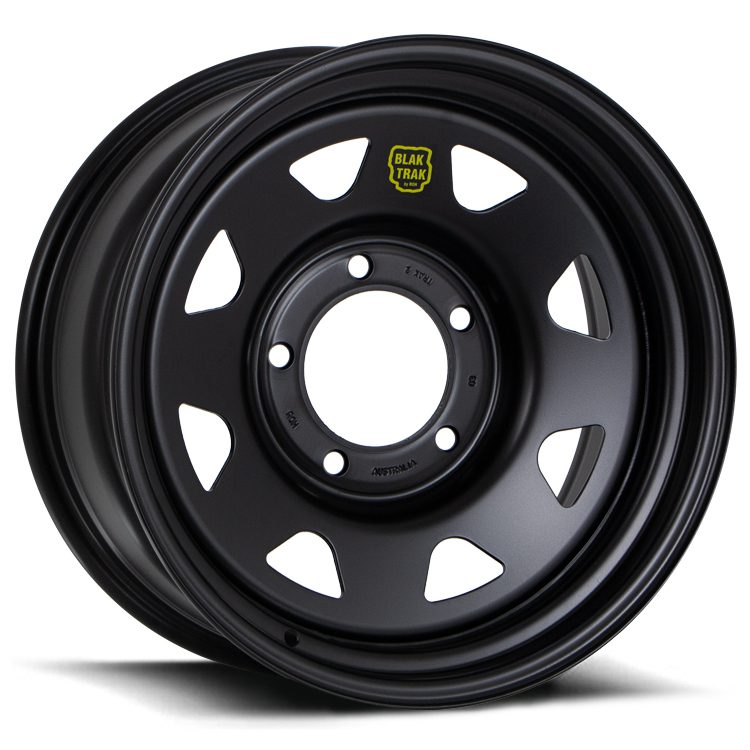 LC300 (17X9) 4x Blak Trak Steel wheels (6/139.7) +35 OFFSET